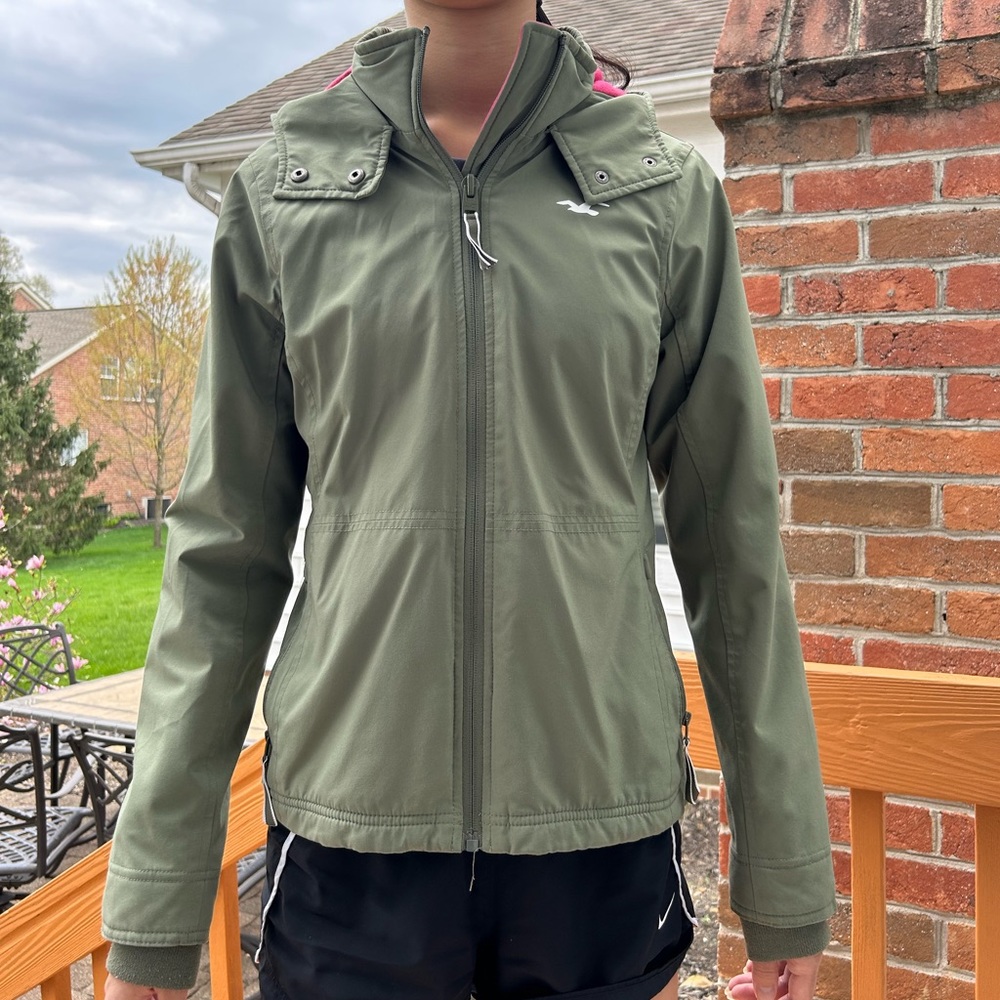women’s small green all weatherjacket